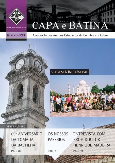 Capa e Batina Miolo 34FINAL:CeB_miolo - aaec - lisboa