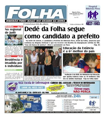 Download da Edição em PDF - Folha Ribeirão Pires