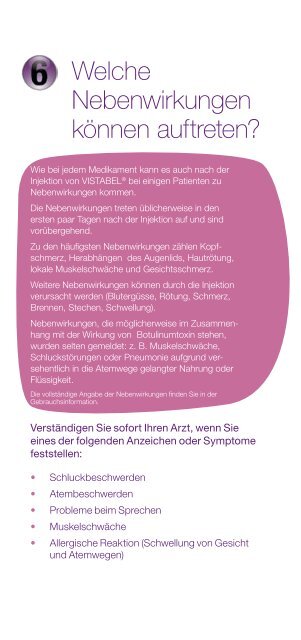 Patientenbroschüre Vistabel zum Herunterladen