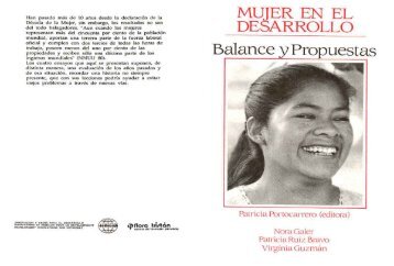 Mujer en el Desarrollo: Balance y Propuestas