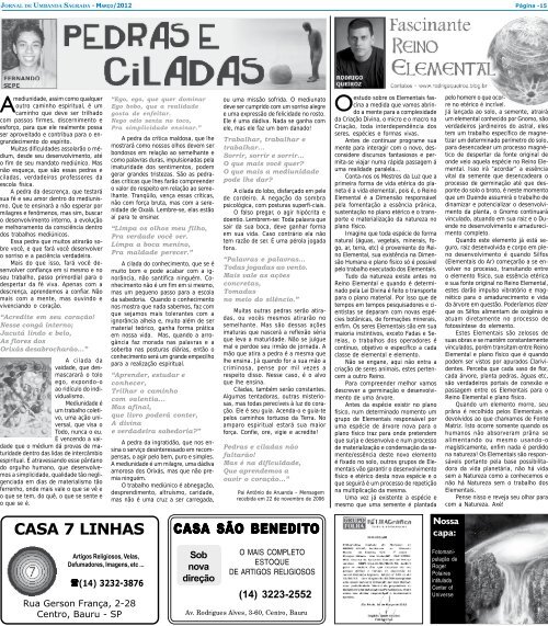 Ano 12 Ed 142 Mar 2012.pdf - Colégio de Umbanda Sagrada Pena ...
