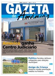 Américo ganha Centro Judiciário - Gazeta de Américo