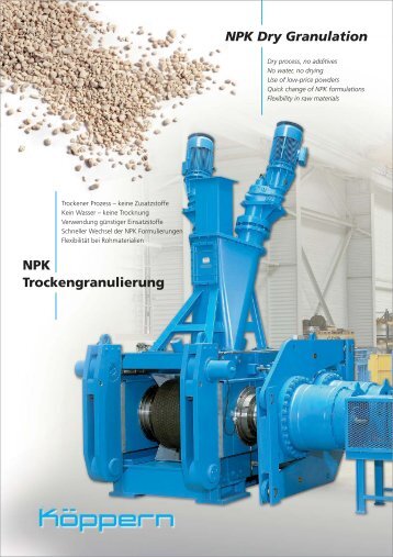 NPK Trockengranulierung - Maschinenfabrik KÃ¶ppern GmbH & Co. KG