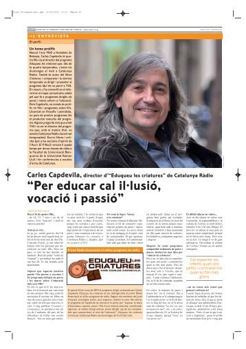 entrevista a Carles Capdevila - Esplai La Branca