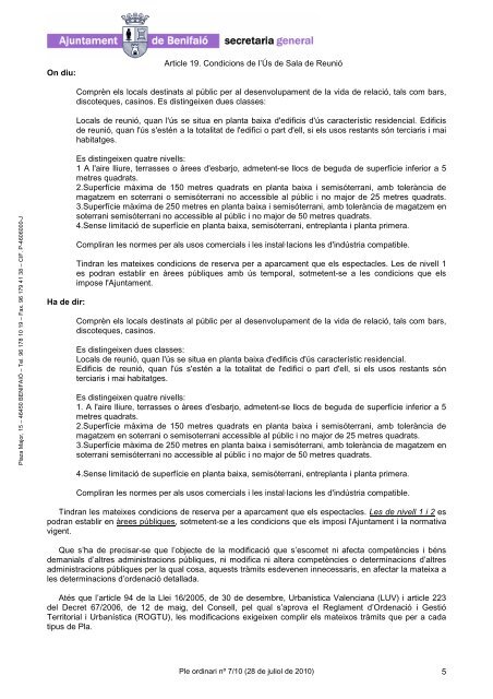 2010-7-Acta nº7 (28 de juliol) - Ayuntamiento de Benifaió