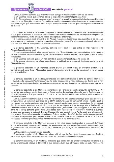 2010-7-Acta nº7 (28 de juliol) - Ayuntamiento de Benifaió