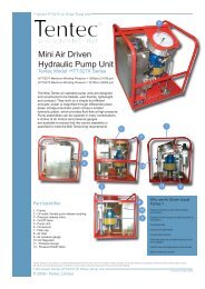 Mini Air Driven Hydraulic Pump Unit