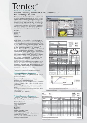 Bolt Load Software