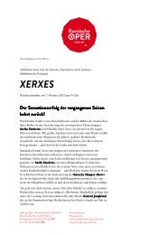 XERXES - Komische Oper Berlin