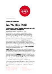 Im Weißen Rößl - Komische Oper Berlin