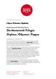Pressemitteilung - Komische Oper Berlin
