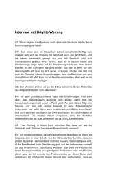 Interview Brigitte Weining