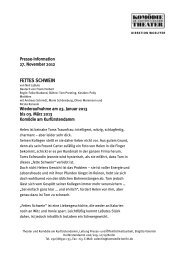 FETTES SCHWEIN - Theater und Komödie am Kurfürstendamm