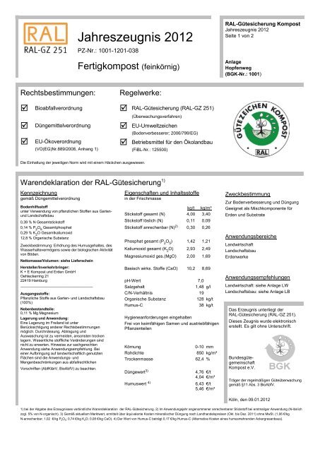 Pflanzerde 924 K+E Kompost und Erden GmbH