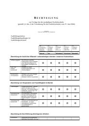 MUSTER -BEURTEILUNG für FOS Praktikanten - Konrad-Zuse-Schule