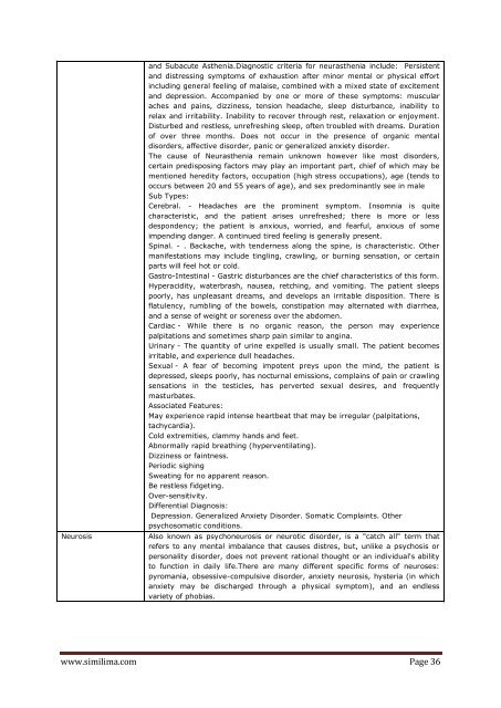 Denotations & Old terminologies used in Homopathy - Similima