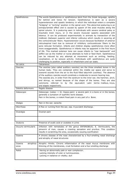 Denotations & Old terminologies used in Homopathy - Similima