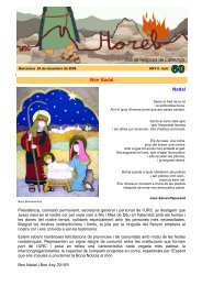 Bon Nadal Nadal - Unió de Religiosos de Catalunya - Confer