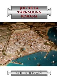 JOC DE LA TARRAGONA ROMANA SOLUCIONARI - Camp d ...