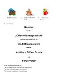 „Schulkindbetreuung“ in Heusenstamm - Adalbert-Stifter-Schule