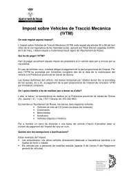 Impost sobre Vehicles de Tracció Mecànica (IVTM) - Ajuntament de ...