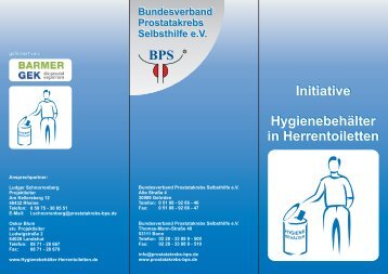 Flyer Hygienebehälter - Deutsche Kontinenz Gesellschaft