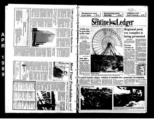 May 1989 - On-Line Newspaper Archives of Ocean City