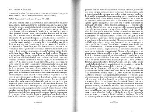 Giulio Romano. Repertorio di fonti documentarie. Tomo II, parte ...