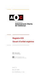 Manual ERES - Usuari d'unitat orgànica - Consorci AOC