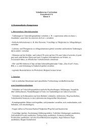 Schulinternes Curriculum Kopernikus Gymnasium Ratingen Lintorf