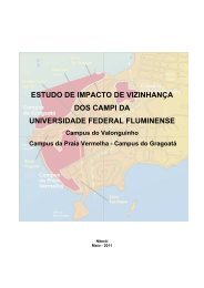 estudo de impacto de vizinhança dos campi da - Rede PGV - UFRJ