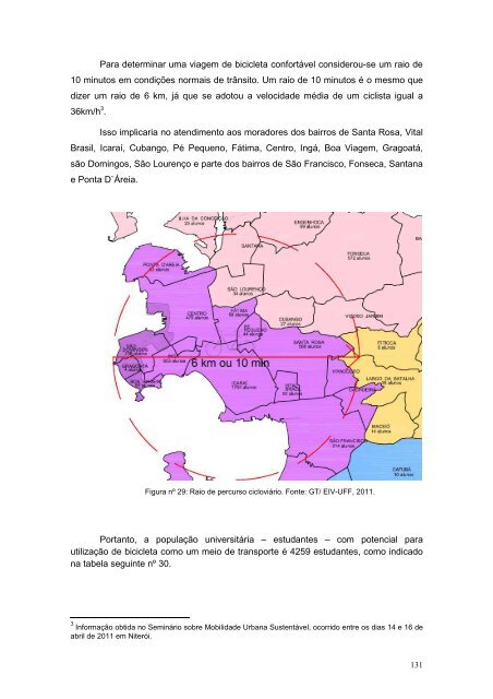 estudo de impacto de vizinhança dos campi da - Rede PGV - UFRJ