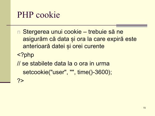 De ce PHP? - Universitatea din Oradea