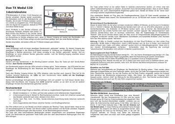 Duo TX Modul S3D - ACT Europe