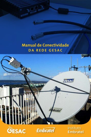 Manual de conectividade da rede gesac - PDF - Instituto Embratel