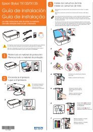 Guia de Instalação - Epson