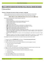 Bloc 2. UNITAT 8 EDICIO DE TEXTES, FULL CÀLCUL I BASE DE ...