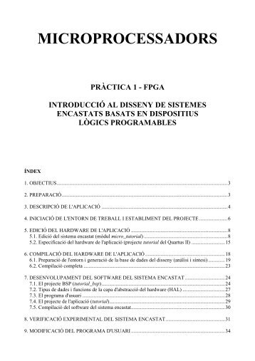 Enunciat de la pràctica 1 de sistemes encastats