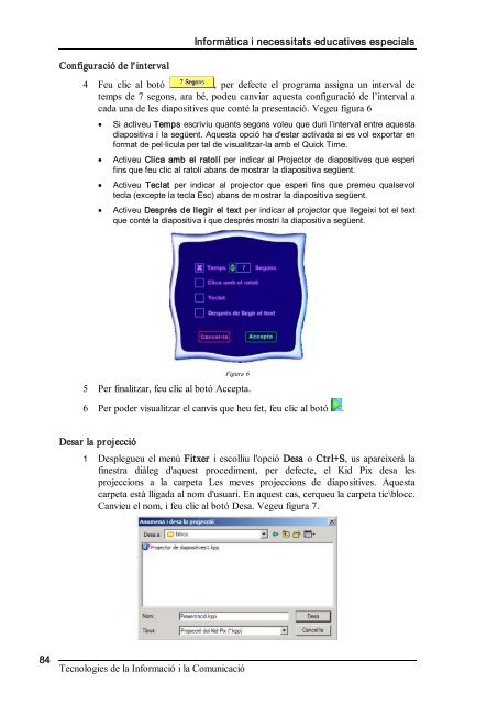 Informàtica i necessitats educatives especials - Xtec