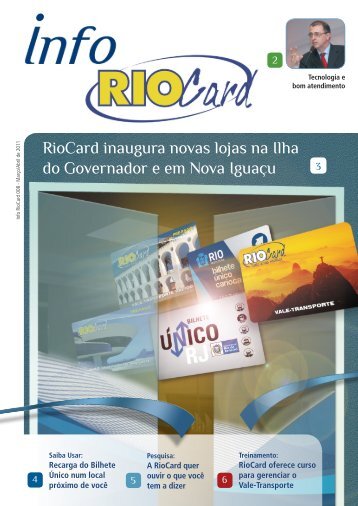 RioCard inaugura novas lojas na Ilha do ... - Cartões RioCard