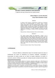 Violência contra crianças e adolescentes - Jornada de Políticas ...