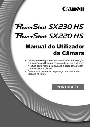 Manual do Utilizador da Câmara