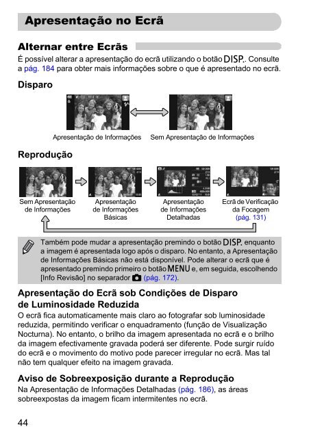 Manual do Utilizador da Câmara