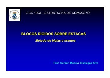 BLOCOS RÍGIDOS SOBRE ESTACAS - UFSM