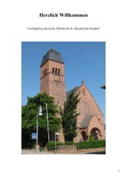 Kirchenführer als PDF - Sankt Maximilian Maxdorf