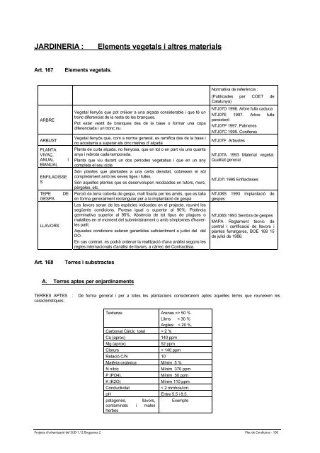 VI. Plec de Condicions - Ajuntament de Palafrugell