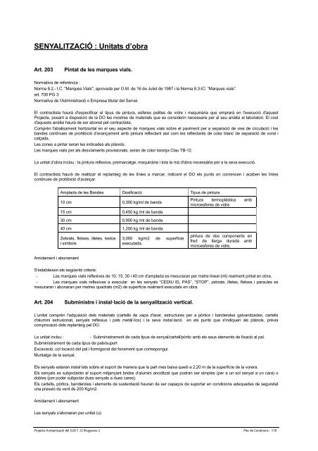 VI. Plec de Condicions - Ajuntament de Palafrugell