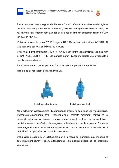 VI. Plec de Condicions - Ajuntament de Palafrugell