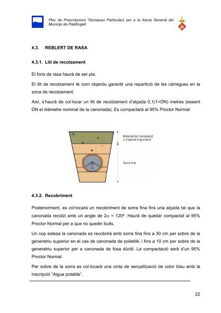 VI. Plec de Condicions - Ajuntament de Palafrugell