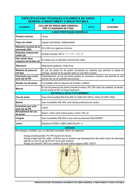 VI. Plec de Condicions - Ajuntament de Palafrugell